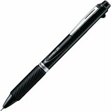 Pentel 2S Combo Pen/Mechanical Pencil 0.5 mm Lead Size - Black/Red Gel-based Ink - Black Barrel - Latex-free, Fatigue, Smooth Writing, Quick-drying Ink, Smear Resistant, Smudge Resistant, Left Handed, Right Handed - 1 Each