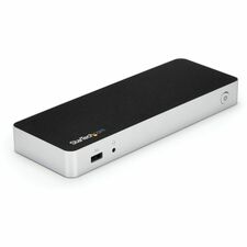 StarTech.com Dual-Monitor USB-C Dock for Windows&reg; - 5x USB3.0 Ports for Notebook - 60 W - USB Type C - 2 Displays Supported - 4K - 1920 x 1200, 4096 x 2160, 3840 x 2160 - 4 x USB Ports - 4 x USB 3.0 - USB Type-A - USB Type-C - Network (RJ-45) - HDMI -