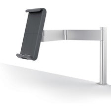 DURABLE Clamp Mount for Tablet, Tablet PC, iPad mini, iPad Pro - Silver 1 Display(s) Supported - 13" Screen Support - Aluminum, Acrylonitrile Butadiene Styrene (ABS) - 1 Each