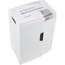 HSM shredstar X10 - 3/16" x 1 1/8" + Sep. CD Cutting Unit Particle Cut - 10 Per Pass - for shredding CD, DVD, Paper, Staples, Paper Clip, Credit Card - 0.188" x 1.125" Shred Size - P-4/O-1/T-2/E-2/F-1 - 8.66" Throat - 5.30 gal Wastebin Capacity - White