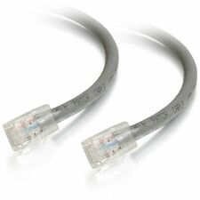 C2G 2ft (0.6m) Cat6 Non-Booted Unshielded (UTP) Ethernet Network Patch Cable - Gray 2 ft Category 6 Network Cable for Network Device, Network Adapter, Hub, Switch, Router - First End: 1 x RJ-45 Network - Male - Second End: 1 x RJ-45 Network - Male - 10 Gb
