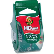 Duck HD Clear Packaging Tape 29.97 yd Length x 1.89" Width - Clear - Acrylic - 1 Roll