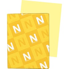 Exact Vellum Bristol Paper - Yellow 92 Brightness - Letter - 8 1/2" x 11" - 67 lb Basis Weight - Quick Drying, Durable, Acid-free, Heavyweight - Yellow - 250 / Pack