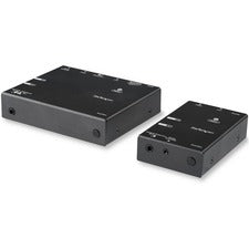 StarTech.com HDMI Over IP Extender with Video Compression - 1080p 1 Input Device - 1 Output Device - 164.04 ft Range - 2 x Network (RJ-45) - 1 x HDMI In - 1 x HDMI Out - Full HD - 1920 x 1080 - Twisted Pair - Category 6 - Rack-mountable, Desktop - TAA Com