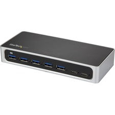 StarTech.com 7-Port USB-C Hub - USB-C to 5x USB-A and 2x USB-C - USB 3.0 USB Type B - Desktop - 7 USB Port(s) - 5 USB 3.0 Port(s) - UASP Support - PC, Mac, Linux, Android, ChromeOS