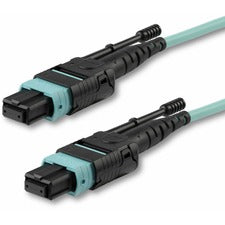 StarTech.com Fiber Optic Network Cable 9.84 ft Fiber Optic Network Cable for Patch Panel, Switch, Network Device, Server, Router, Media Converter, Hub - First End: 1 x MTP/MPO Network - Female - Second End: 1 x MTP/MPO Network - Female - 40 Gbit/s - OFNP,
