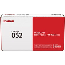 Canon 052 Original Laser Toner Cartridge - Black - 1 Each 3100 Pages