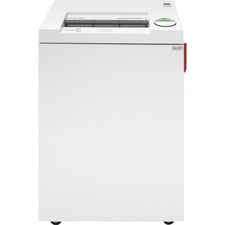 ideal. 2445 Super Micro-cut Paper Shredder Continuous Shredder - Super Micro Cut - 7 Per Pass - for shredding Paper - 0.187" x 0.031" Shred Size - P-7 - 14 ft/min - 9.50" Throat - 9 gal Wastebin Capacity - 372.85 W - White - TAA Compliant