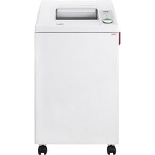 ideal. 2604 Cross-cut Paper Shredder Continuous Shredder - Cross Cut - 25 Per Pass - for shredding Paper, Paper Clip, Credit Card, CD, DVD, Staples - 1.500" x 0.187" Shred Size - P-4 - 18 ft/min - 10.25" Throat - 26 gal Wastebin Capacity - 745.70 W - Whit