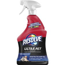 Resolve Ultra Stain/Odor Remover For Cat, Dog - Recommended for Stain Removal, Odor Removal, Urine Stain, Feces, Urine Smell, Vomit, Red Wine, Juice, Residue, Food Stain - Fresh Scent - 1 quart - 1 Each