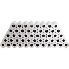 Business Source Thermal Paper Rolls 2 1/4" x 80 ft - 48 g/m&#178; Grammage - Smooth - White - 50 / Carton