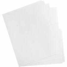 Business Source Double-reverse Printer Print-on Dividers Print-on Tab(s) - 5 Tab(s)/Set - Letter - 8.50" Width x 11" Length - Bright White Paper Divider - White Paper Tab(s) - 50 / Box