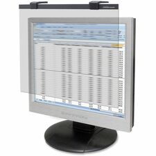 Business Source 19"-20" LCD Privacy/Antiglare Filter Black For 19" , 20" LCD Monitor - 5:4 - Acrylic - Anti-glare - 1 Each
