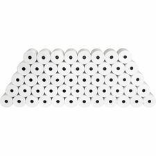 Business Source Thermal Paper 3 1/8" x 273 ft - 48 g/m&#178; Grammage - Smooth - White - 50 / Carton