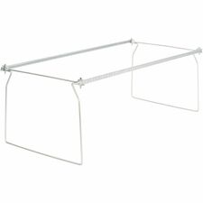 Business Source Premium File Folder Frames Letter - Metal - Stainless Steel - 6 / Box