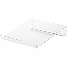 Business Source Large Acrylic Calculator Stand Clear - 1 Each