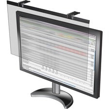 Business Source LCD Monitor Privacy Filter Black For 22" , 21.5" Widescreen LCD Monitor - 16:10 - Acrylic - Anti-glare - 1 Each