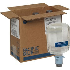 Pacific Blue Ultra Automated Touchless Gentle Foam Hand Soap Dispenser Refills 1.27 quart - Touchless Dispenser - Dirt Remover, Bacteria Remover - Hand - Clear - Dye-free, Fragrance-free, pH Balanced, Rich Lather, VOC-free, Bio-based - 3 / Carton