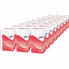 Genuine Joe Jumbo Striped Straws 7.8" Length - Plastic - Red, White - 500/Box - 24 / Carton