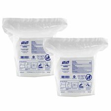 PURELL&reg; Hand Sanitizing Wipes Dispenser Refill WhiteBag - 1700/Bag - 2 / Carton