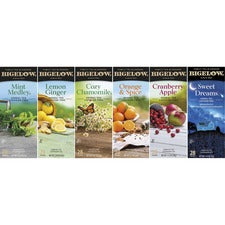 Bigelow Assorted Flavor Herbal Tea Bag Herbal Tea - 28/Box - 6 / Carton