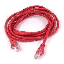 Belkin RJ45 Category 5e Snagless Patch Cable 35 ft Category 5e Network Cable - First End: 1 x RJ-45 - Male - Second End: 1 x RJ-45 - Male - Patch Cable - Red - 1 Each