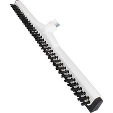 Ettore Wipe 'n Dry 18" Floor Squeegee Rubber Blade - 2.5" Height x 18" Width x 3.5" Length - Durable, Built-in Splash Guard - White - 1Each