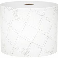 Scott Pro Paper Core High-Capacity Standard Roll Toilet Paper with Elevated Design 2 Ply - 4" Width x 3.70" Length - 1100 Sheets/Roll - White - 36 / Carton