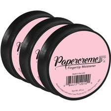 LEE Papercreme Fingertip Moistener Light Pink - Greaseless - 3 / Pack