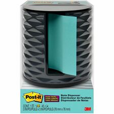 Post-it&reg; Note Dispenser 3" x 3" Note - Black