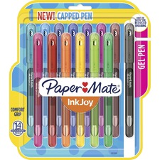 Paper Mate InkJoy Gel Stick Pens Medium Pen Point - Assorted Ink - Gel-based - 14 / Pack