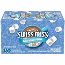 Swiss Miss&reg; Milk Chocolate Hot Cocoa Mix Powder - 0.73 oz - Marshmallow - 50 / Box