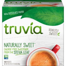 Truvia Sweetener Packets Natural Sweetener - 400 / Carton