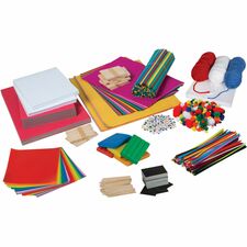 Learn It By Art&trade; Learn It By Art Makerspace Builder II Art, Craft - 18" Height x 14" Width x 4" Length - Assorted - 1 Kit