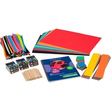 Pacon&reg; Kindergarten Math Art Integration Kit Skill Learning: Science, Technology, Engineering, Mathematics, Planning - 1 Kit