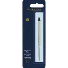Waterman Black Refill for Ballpoint Pen Medium Point - Black Ink - 1 Each