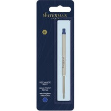 Waterman Ballpoint Pen Refill Medium Point - Blue Ink - 1 Each
