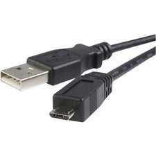 StarTech.com 0.5m Micro USB Cable - A to Micro B 1.64 ft USB Data Transfer Cable for PDA, Cellular Phone, Tablet PC, Camera, Digital Camera, GPS - First End: 1 x USB 2.0 Type A - Male - Second End: 1 x Micro USB 2.0 Type B - Male - 480 Mbit/s - Shielding