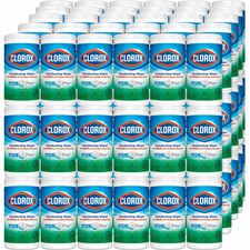 Clorox Disinfecting Wipes, Bleach-Free Cleaning Wipes For Multipurpose - Fresh Scent - Recommended For: Bacteria Remover, Virus Remover, Germs Remover - Bleach-free, Pre-moistened, Phosphorous-free, Easy Tear, Easy to Use, Antibacterial - White - 75/Tub -