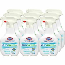 Clorox Healthcare Fuzion Cleaner Disinfectant Spray Ready-To-Use - 32 fl oz (1 quart) - Low Odor, Odor Neutralizer, Easy to Use - Translucent Bottle - 216 / Bundle