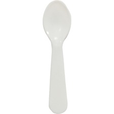 Solo Taster Spoons Food Specialty Spoon - White - 3000 / Carton