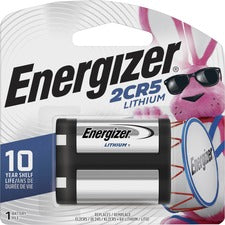 Energizer 2CR5 Lithium Photo Batteries For Multipurpose - 2CR5 - 1500 mAh - 6 V DC - 1 / Pack