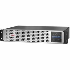 APC by Schneider Electric Smart-UPS SMTL750RM2UC Rack-mountable 750VA UPS 2U Rack-mountable - AVR - 3 Hour Recharge - 5.70 Minute Stand-by - 120 V Input - 120 V AC Output - Sine Wave - Serial Port - 6 x NEMA 5-15R Receptacle(s) - 6 x Battery/Surge Outlet
