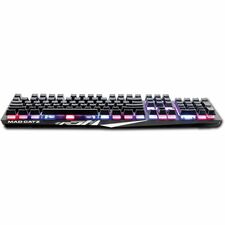 Mad Catz The Authentic S.T.R.I.K.E. 2 Membrane Gaming Keyboard Cable Connectivity - Multimedia Hot Key(s) - Membrane Keyswitch