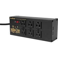Tripp Lite by Eaton 6-Outlet Surge Suppressor/Protector 6 x NEMA 5-15R, 2 x USB - 3840 J