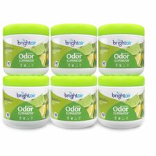 Bright Air Zesty Lemon Super Odor Eliminator 14 fl oz (0.4 quart) - Lemon, Lime, Zesty Lemon - 60 Day - Odor Neutralizer, Long Lasting - 6 / Carton