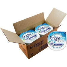 Bright Air Max Scented Gel Odor Eliminator Gel - 8 oz - Cool Clean - Odor Neutralizer, Phthalate-free, Paraben-free, BHT Free, Bio-based, Formaldehyde-free, NPE-free - 6 / Carton