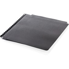 Mead Clear View Presentation Cover 8 3/4" x 11 1/4" - Black - 125 / Box