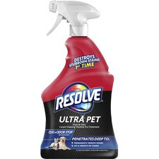 Resolve Ultra Stain/Odor Remover For Cat, Dog - Recommended for Stain Removal, Odor Removal, Urine Stain, Feces, Urine Smell, Vomit, Red Wine, Juice, Residue, Food Stain - Fresh Scent - 1 quart - 6 / Carton