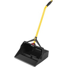 Rubbermaid Commercial Maximizer Wet/Dry Debris Pan Polypropylene - Black, Yellow - 6 / Carton